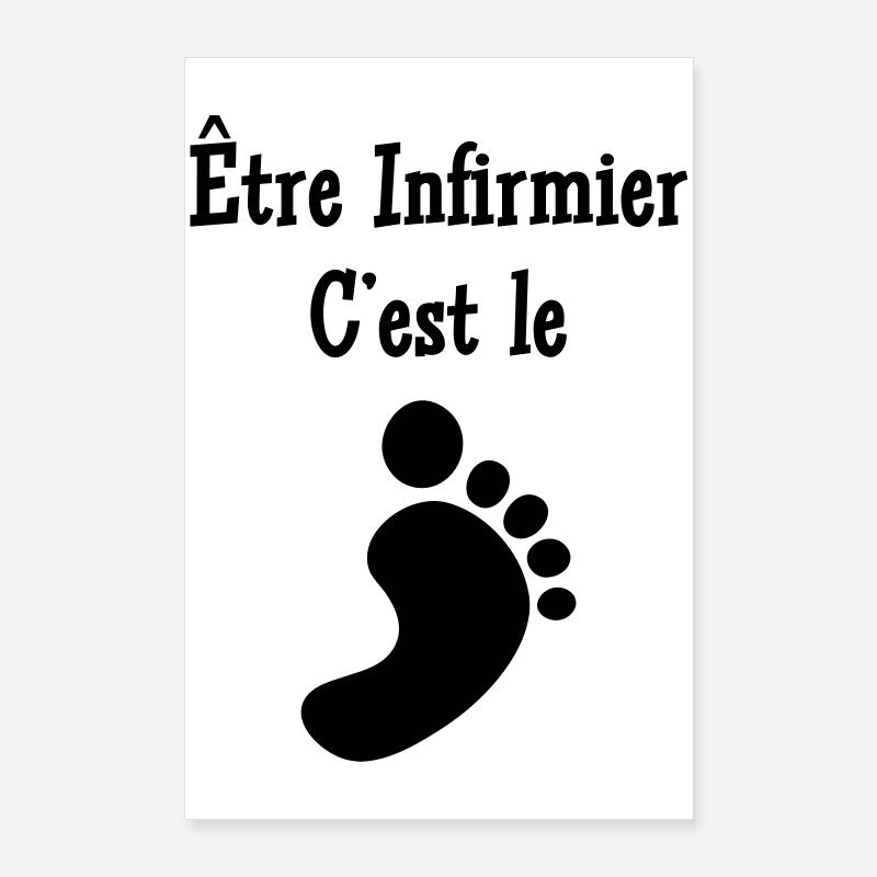 Nurse PKrankenschwester Infirmier Infirmière Poster 24" x 35" (60x90 cm)