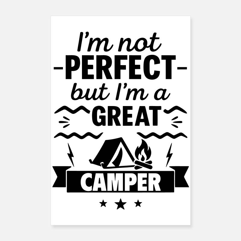 Not perfect but a great camper Poster 24" x 35" (60x90 cm)