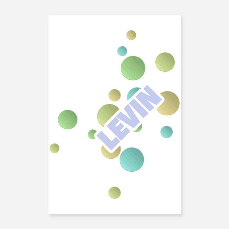 Levin als Student Poster 60x90 cm