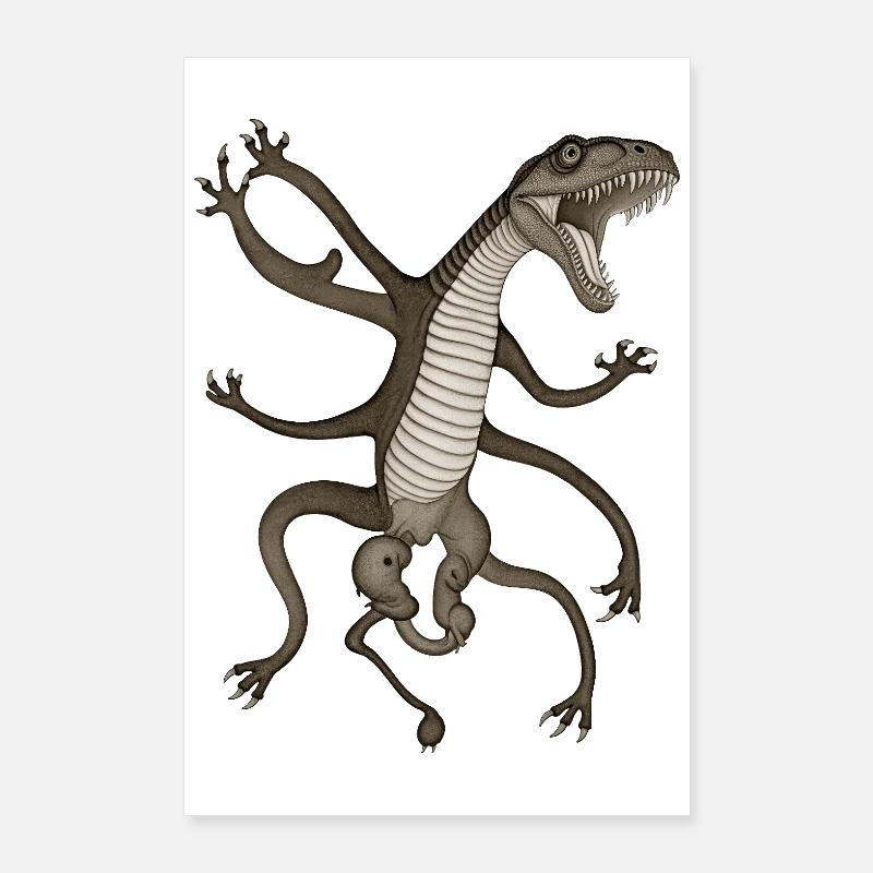 BUG #11 - dark hell Poster 24" x 35" (60x90 cm)