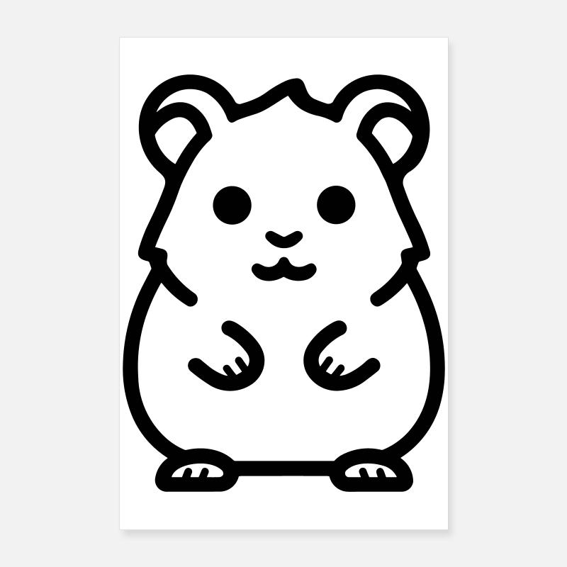 Hamster Poster 60x90 cm
