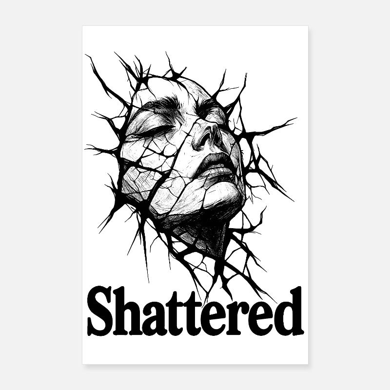 Zerbrochenes Schweigen Poster 60x90 cm