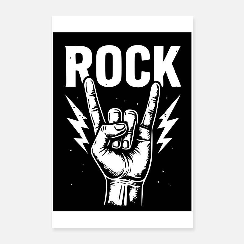 Rock on Poster 60x90 cm