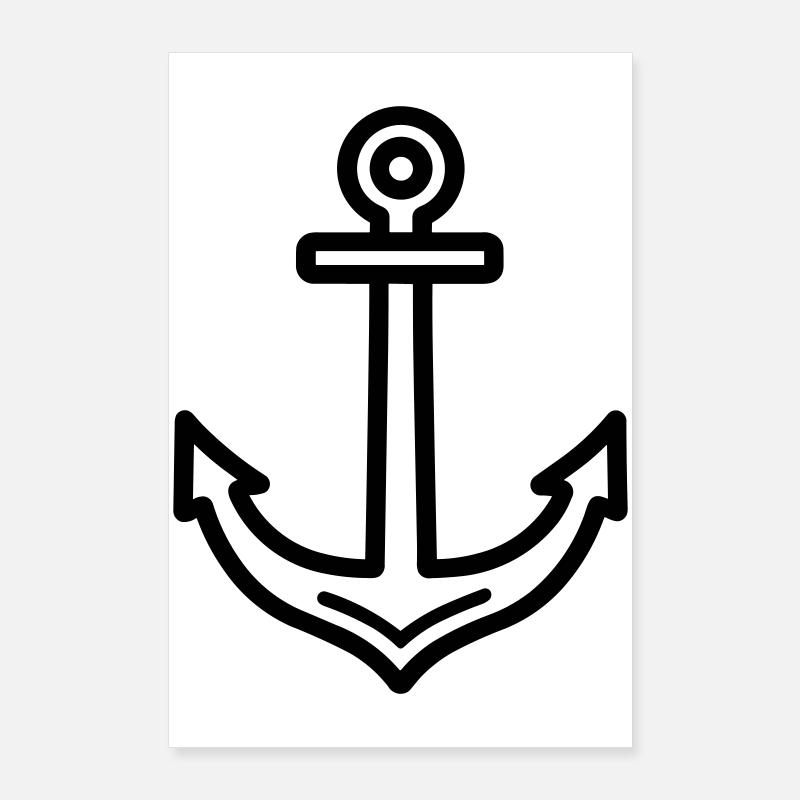 Anchor Poster 24" x 35" (60x90 cm)