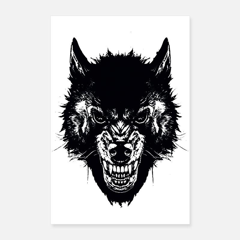 loup Poster 60 x 90 cm