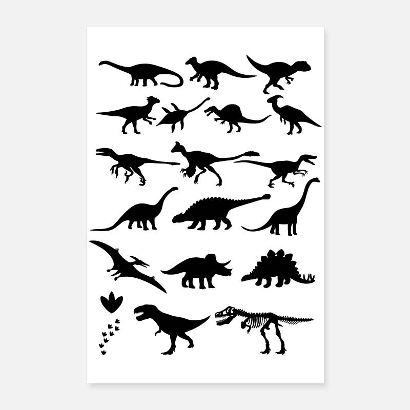 Dinosaurs Poster 24" x 35" (60x90 cm)
