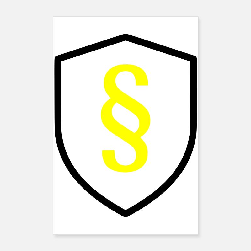 Paragraph Shield Law Poster 24" x 35" (60x90 cm)