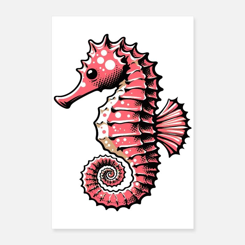 Hippocampe Poster 60 x 90 cm