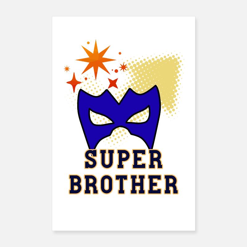 Super frère Poster 60 x 90 cm