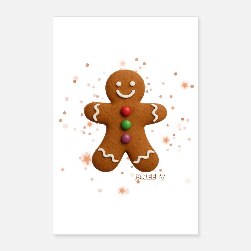 SWEETY Lebkuchen Poster 60x90 cm
