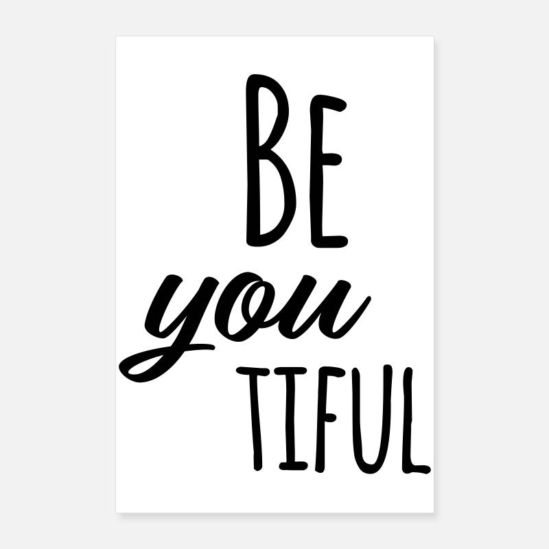 beYOUtiful Poster 60x90 cm