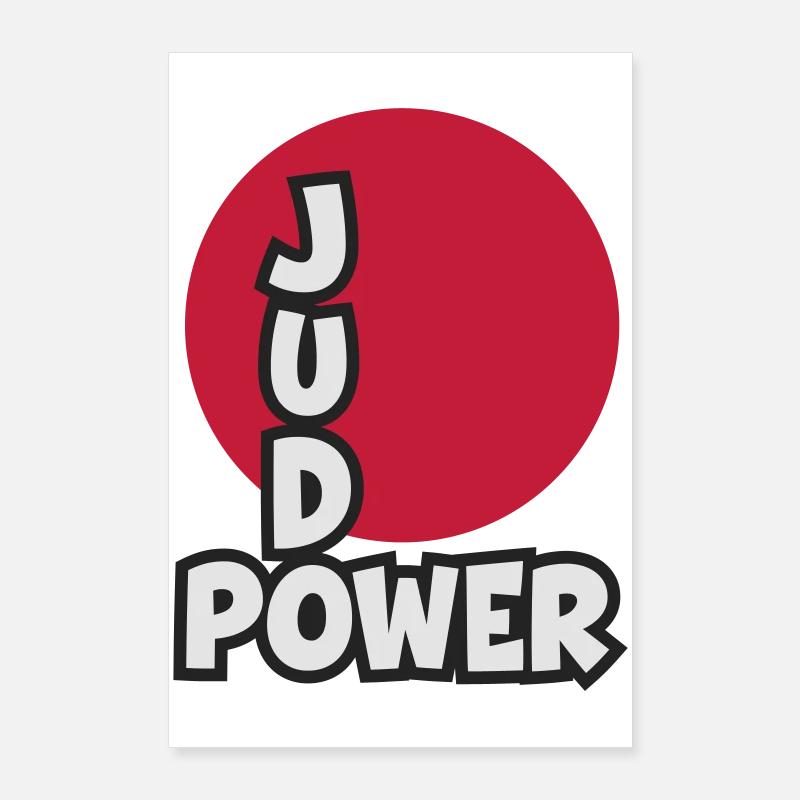 Judo Power Poster 60x90 cm