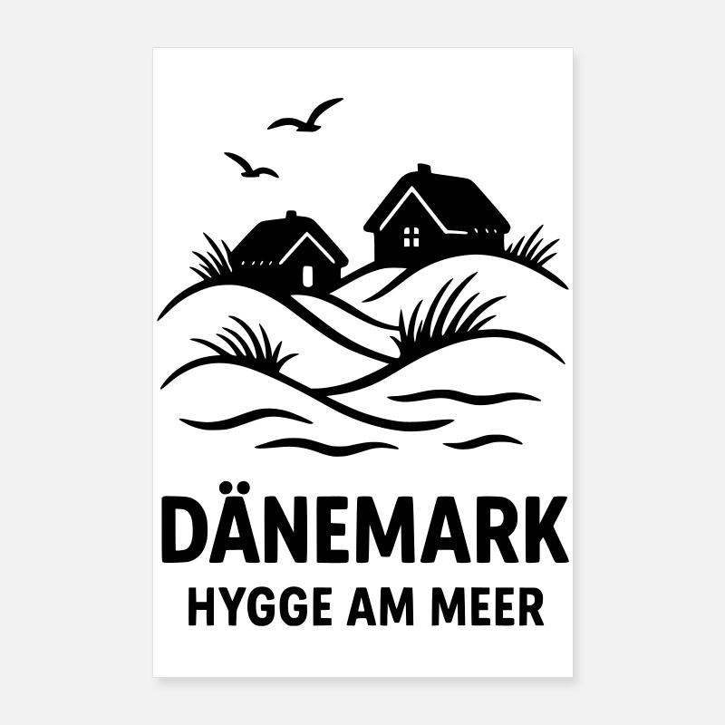 Denmark Hygge Poster 24" x 35" (60x90 cm)