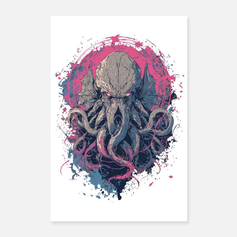 Cthulhu Horror Poster 60x90 cm