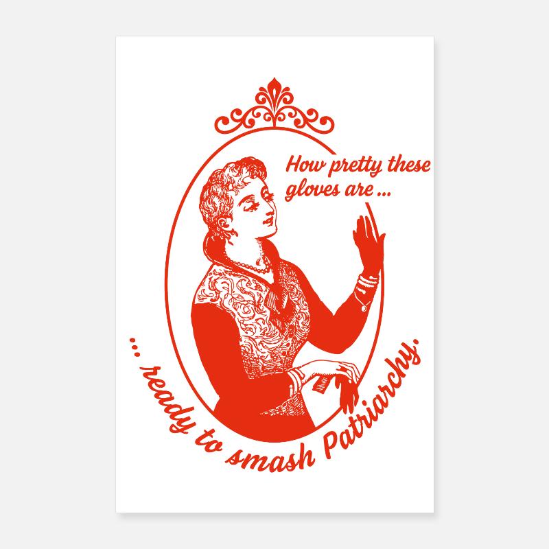 Ready to Smash Patriarchy Poster 60x90 cm