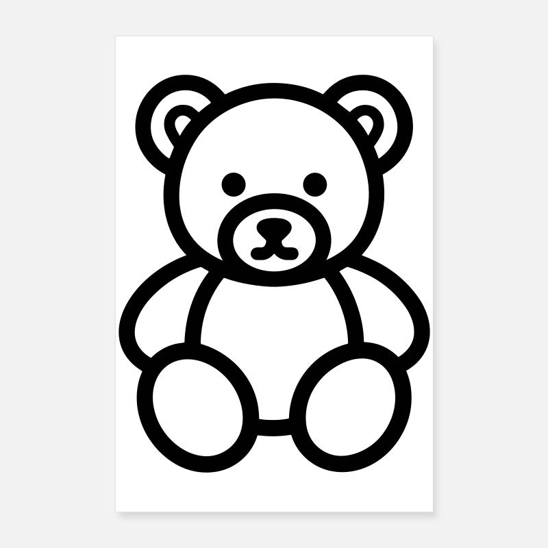 bear cub Poster 24" x 35" (60x90 cm)