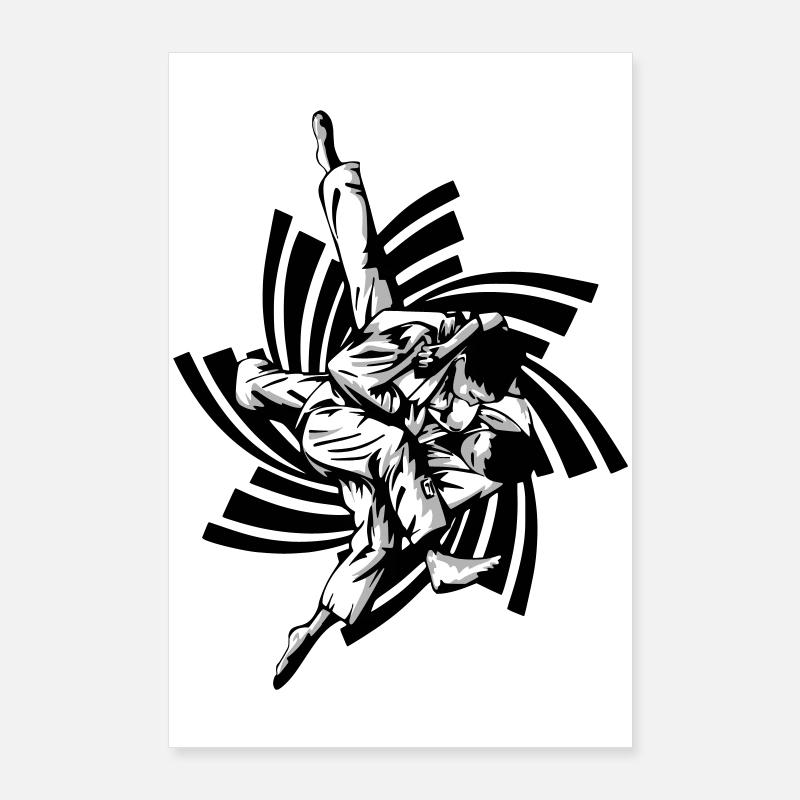 Judo-Griff Poster 60x90 cm