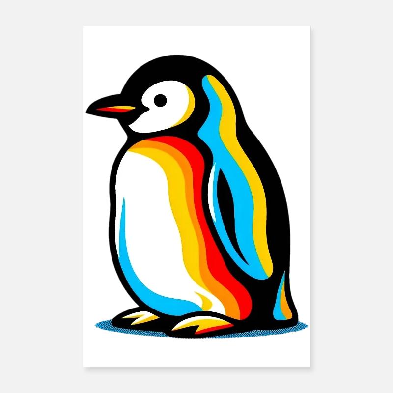 Pinguin Poster 60x90 cm