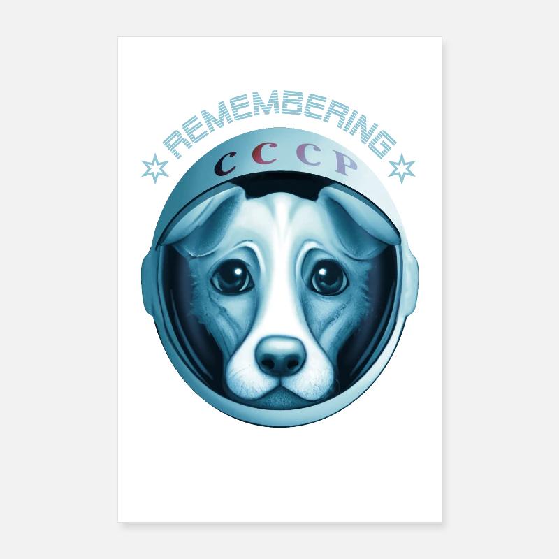 Laika Poster 24" x 35" (60x90 cm)