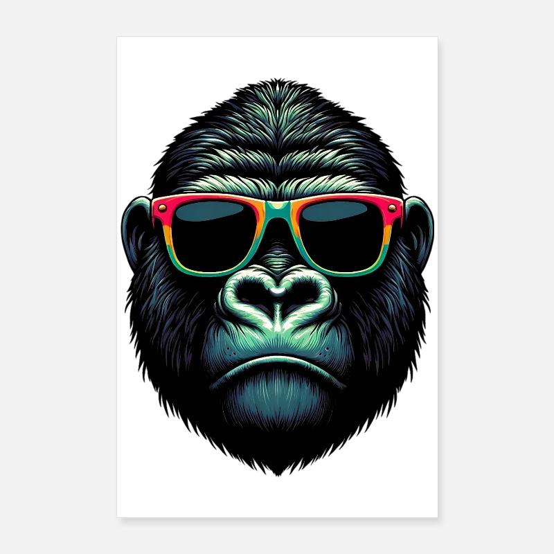 Gorilla Poster 60x90 cm