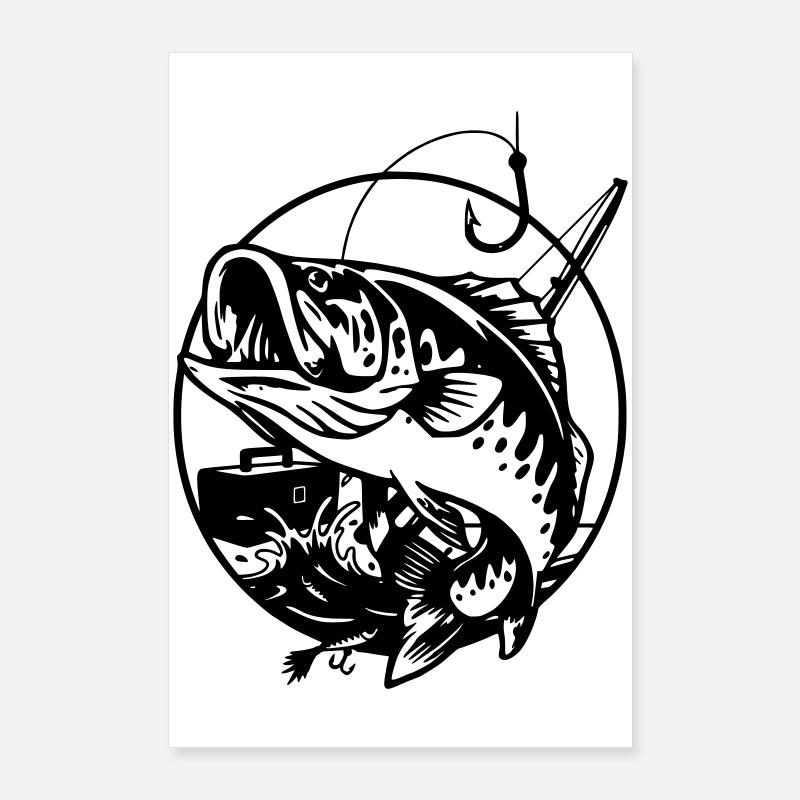 Quand Ça Mord, Ça Rigole Plus Poster 60 x 90 cm