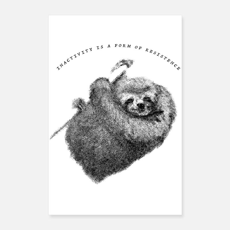 Faultier_Sloth Poster 60x90 cm
