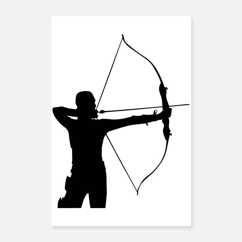 Bogenschütze Poster 60x90 cm