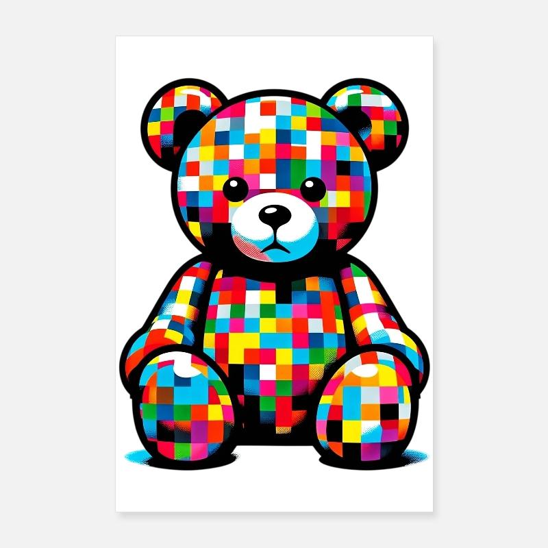 Teddybär Poster 60x90 cm