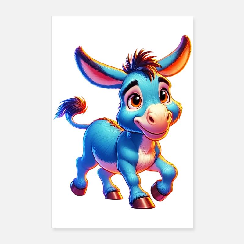 Donkey Mule Poster 24" x 35" (60x90 cm)