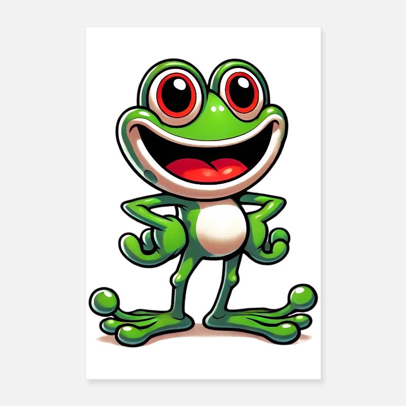 Grenouille Poster 60 x 90 cm