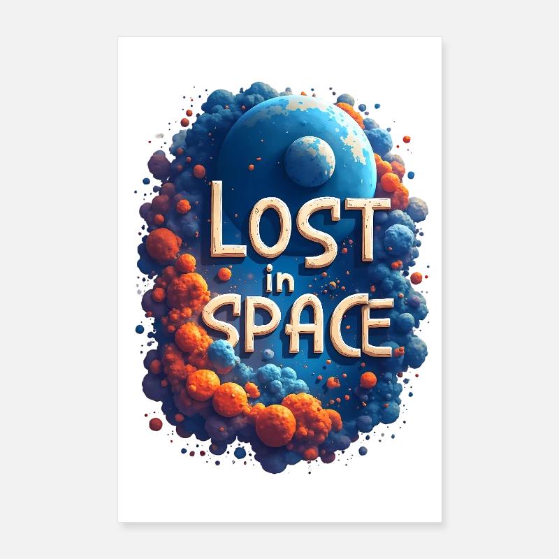Perdu dans l’espace Poster 60 x 90 cm