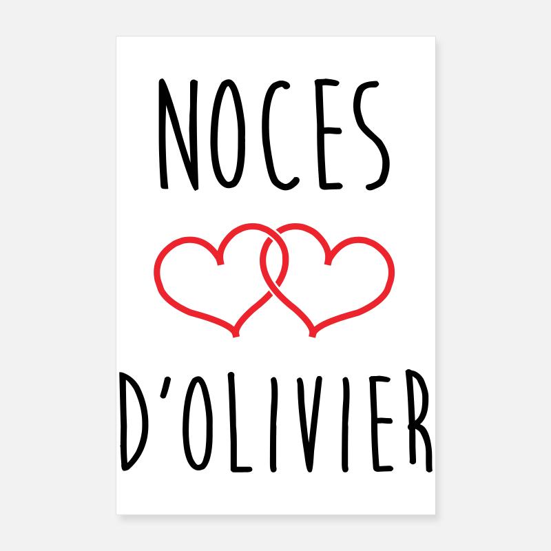Oliviers Hochzeit 59 Jahre Ehe Poster 60x90 cm
