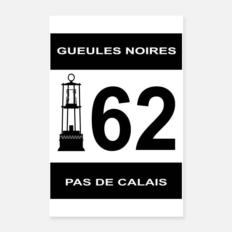 62 Pas de Calais Poster 60x90 cm