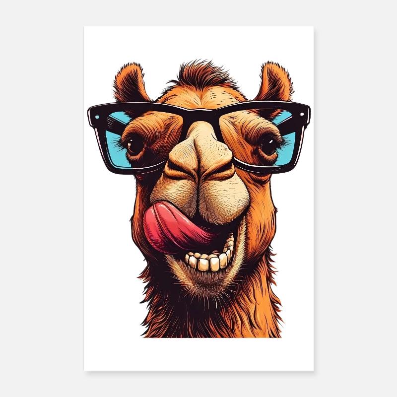 Chameau Poster 60 x 90 cm
