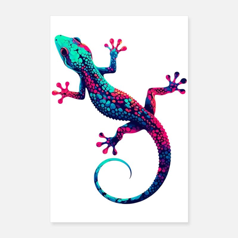 Gecko Poster 60 x 90 cm