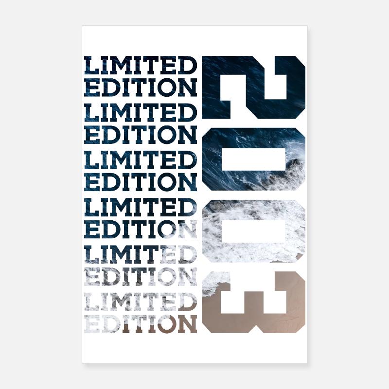 ÉDITION LIMITÉE 2003 22 ANS 22E ANNIVERSAIRE Poster 60 x 90 cm