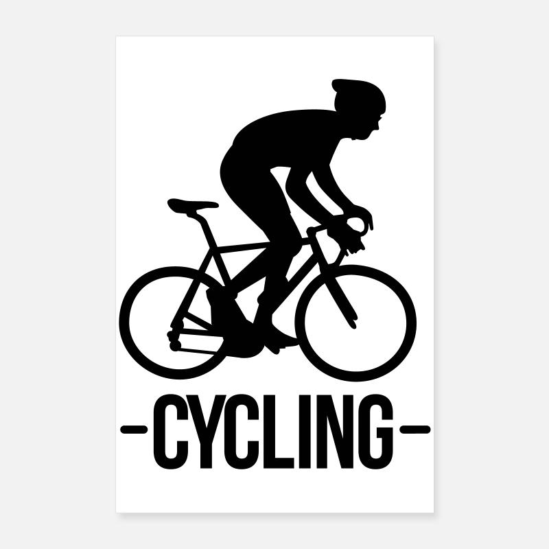 cyclisme Poster 60 x 90 cm