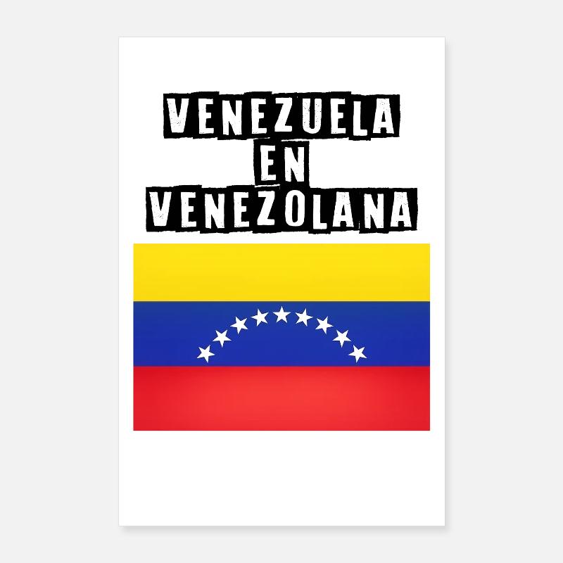 Arc des étoiles du drapeau du Venezuela Poster 60 x 90 cm