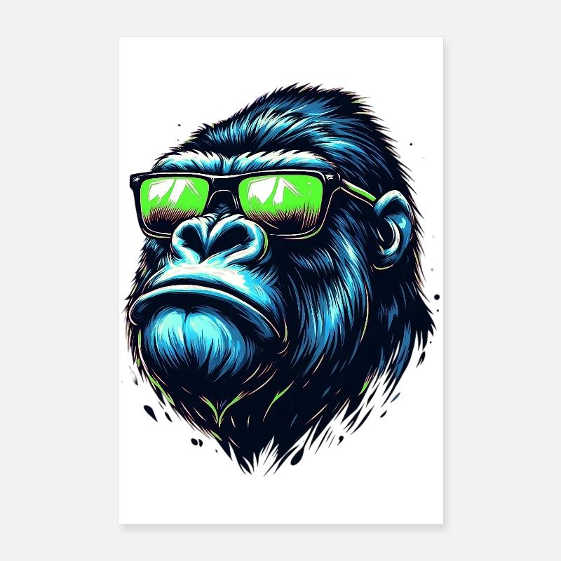 Gorille Poster 60 x 90 cm