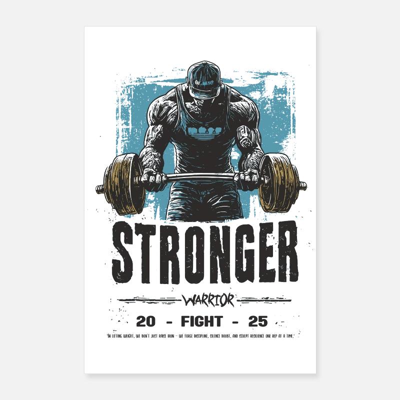 Plus fort Poster 60 x 90 cm