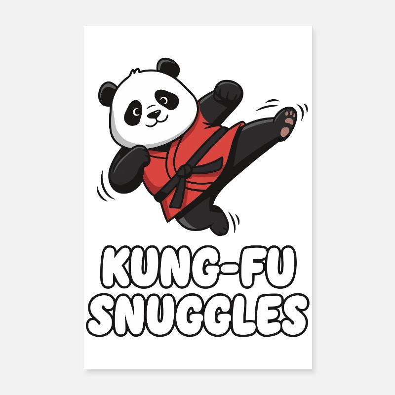 Câlins Kung Fu Panda Poster 60 x 90 cm