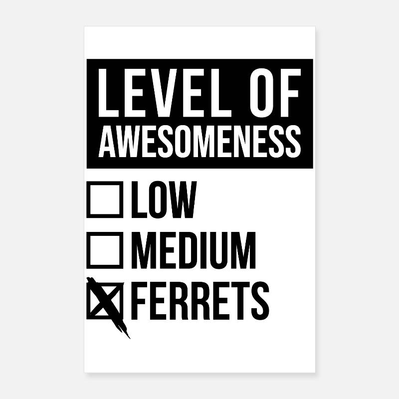 furet Poster 60 x 90 cm