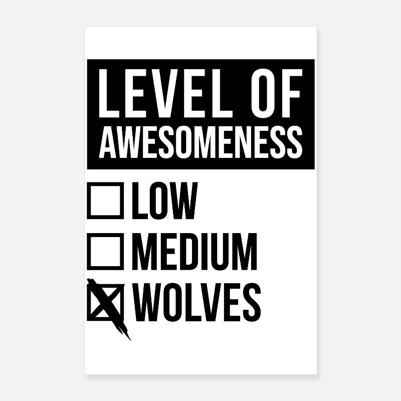 Wolf Poster 60x90 cm