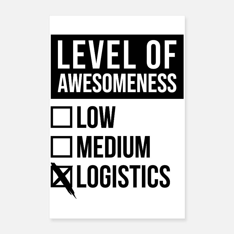 Logistik Poster 60x90 cm