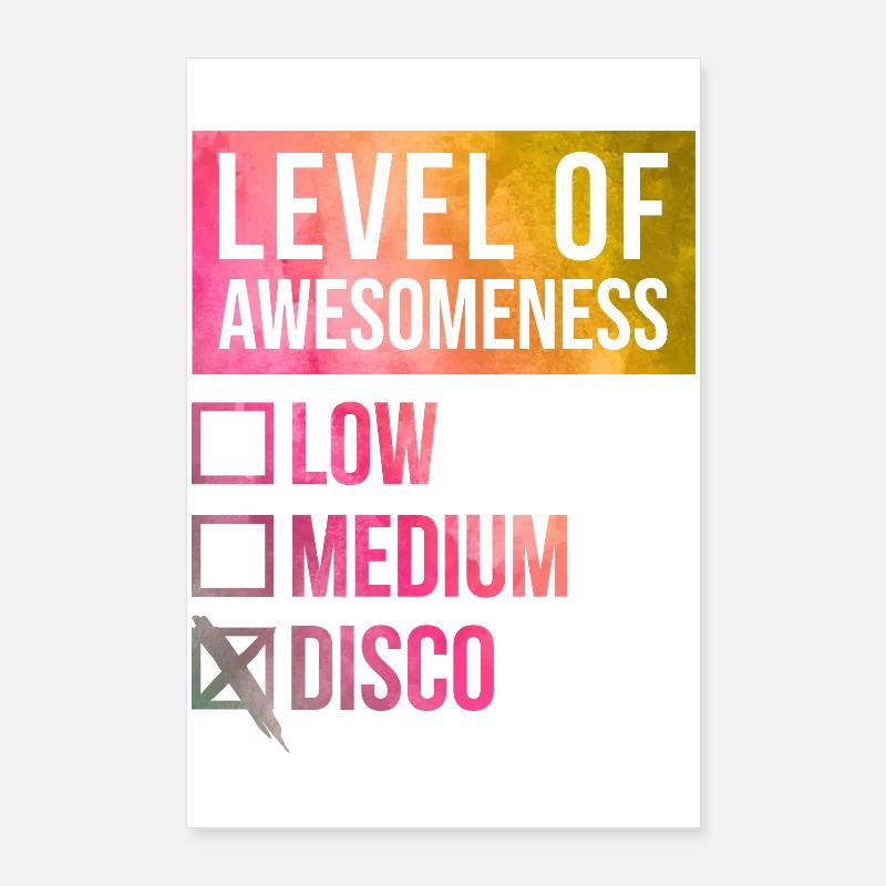 Diskothek Poster 60x90 cm