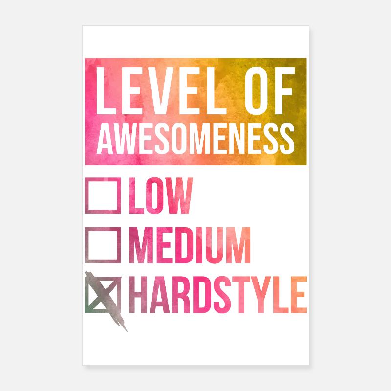 Hardstyle Poster 24" x 35" (60x90 cm)