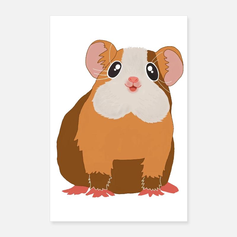 Guinea pig Poster 24" x 35" (60x90 cm)