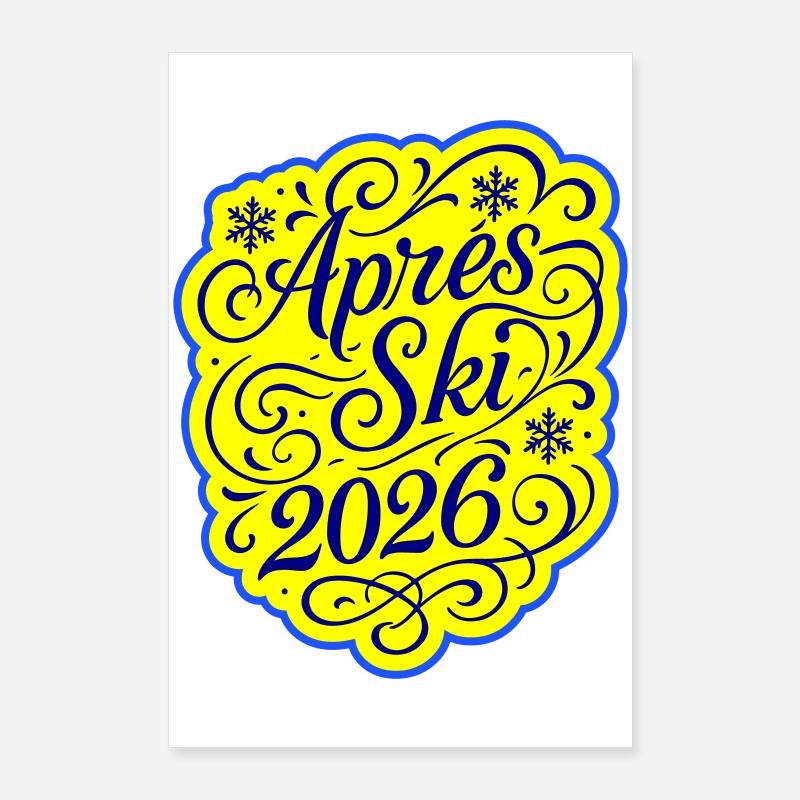 Soirée après-ski 2026 Poster 60 x 90 cm