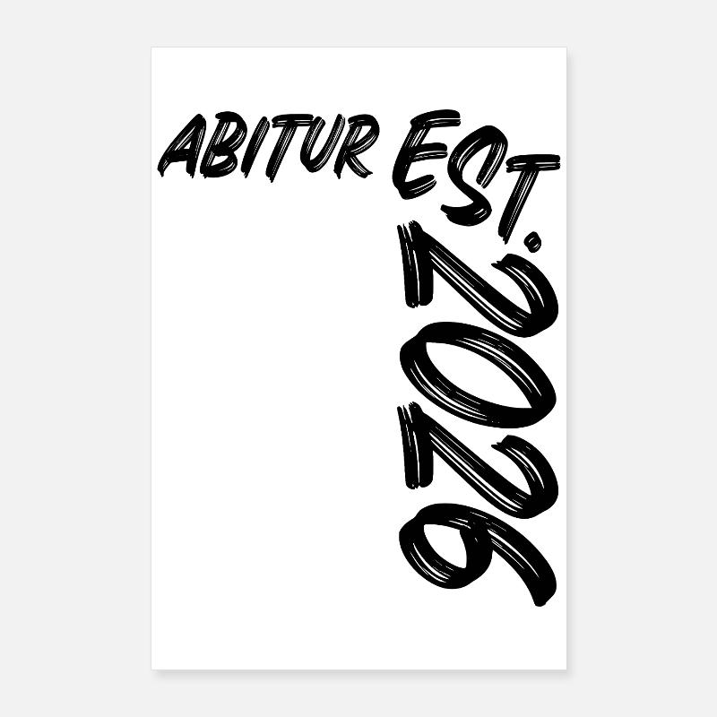 Abitur Est 2026 Poster 60 x 90 cm