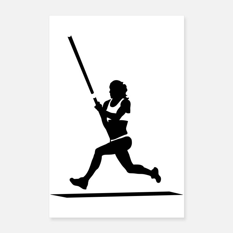 Stabhochsprung Poster 60x90 cm